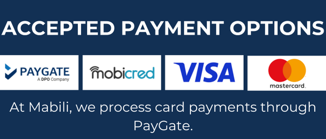 Accepted Payment Methods